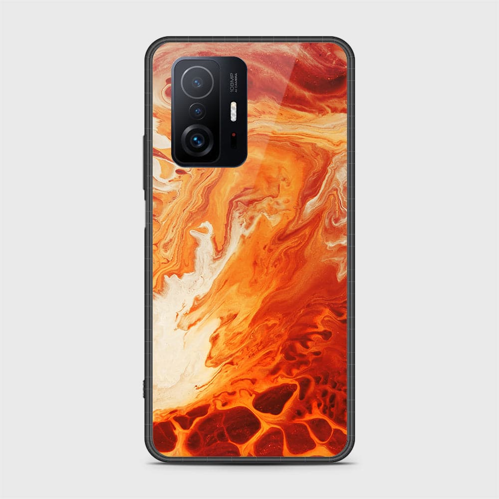 Xiaomi 11T Cover- Mystic Marble Series - HQ Ultra Shine Premium Infinity Glass Soft Silicon Borders Case