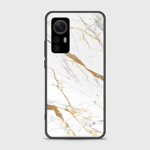 Xiaomi 12 Cover- Mystic Marble Series - HQ Ultra Shine Premium Infinity Glass Soft Silicon Borders Case