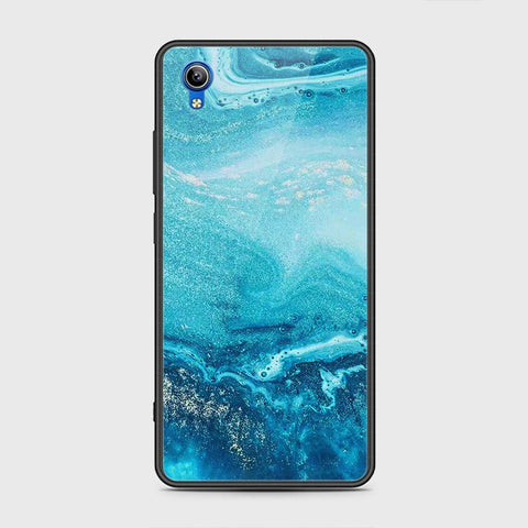 Vivo Y91C Cover - Mystic Marble Series - HQ Ultra Shine Premium Infinity Glass Soft Silicon Borders Case