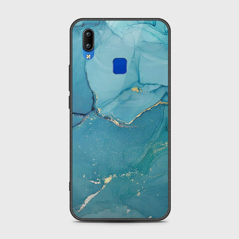 Vivo Y91i Cover- Mystic Marble Series - HQ Ultra Shine Premium Infinity Glass Soft Silicon Borders Case