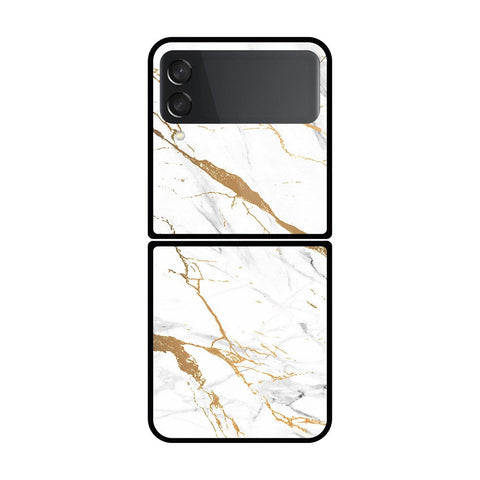 Samsung Galaxy Z Flip 3 5G Cover- Mystic Marble Series - HQ Premium Shine Durable Shatterproof Case