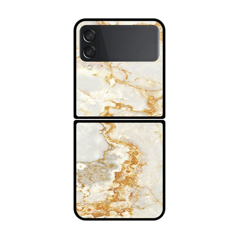 Samsung Galaxy Z Flip 3 5G Cover- Mystic Marble Series - HQ Premium Shine Durable Shatterproof Case