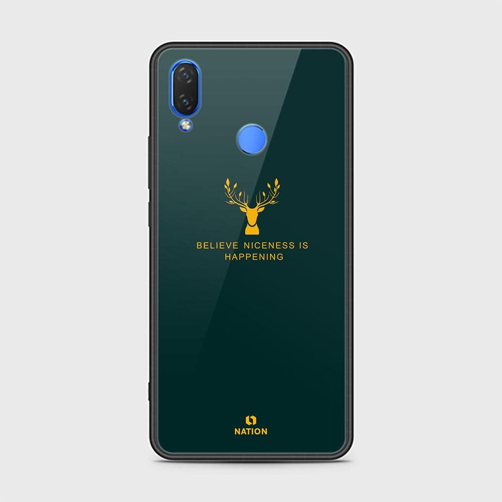 Huawei Y9 2019 Cover - Nice Series - HQ Ultra Shine Premium Infinity Glass Soft Silicon Borders Case