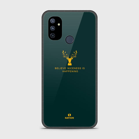 OnePlus Nord N100 Cover- Nice Series - HQ Ultra Shine Premium Infinity Glass Soft Silicon Borders Case