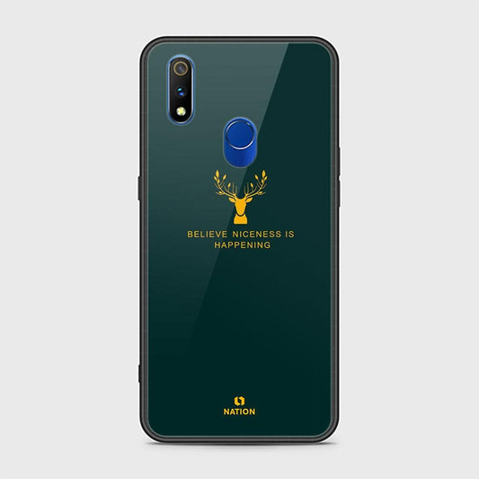 Realme 3 Pro Cover - Nice Series - HQ Ultra Shine Premium Infinity Glass Soft Silicon Borders Case