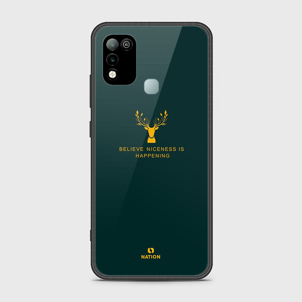 Infinix Hot 11 Play Cover- Nice Series - HQ Ultra Shine Premium Infinity Glass Soft Silicon Borders Case