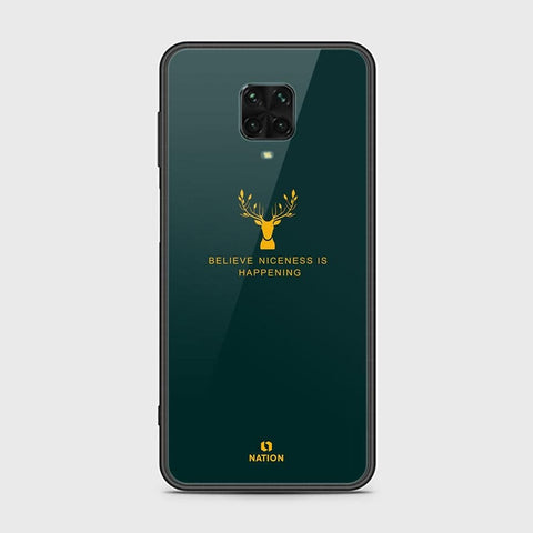 Xiaomi Redmi Note 9 Pro Cover - Nice Series - D57 - HQ Ultra Shine Premium Infinity Glass Soft Silicon Borders Case ( Fast Delivery )