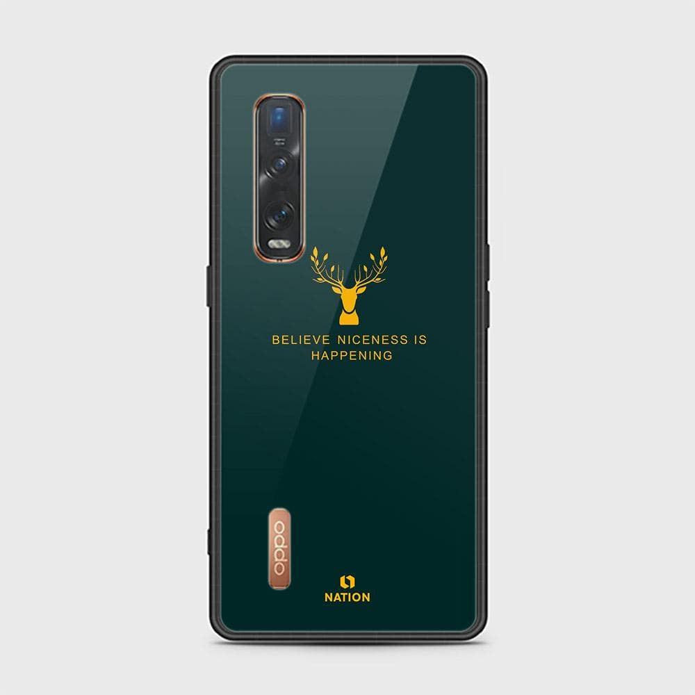 Oppo Find X2 Pro Cover - Nice Series - HQ Ultra Shine Premium Infinity Glass Soft Silicon Borders Case