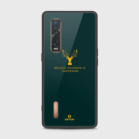 Oppo Find X2 Pro Cover - Nice Series - HQ Ultra Shine Premium Infinity Glass Soft Silicon Borders Case