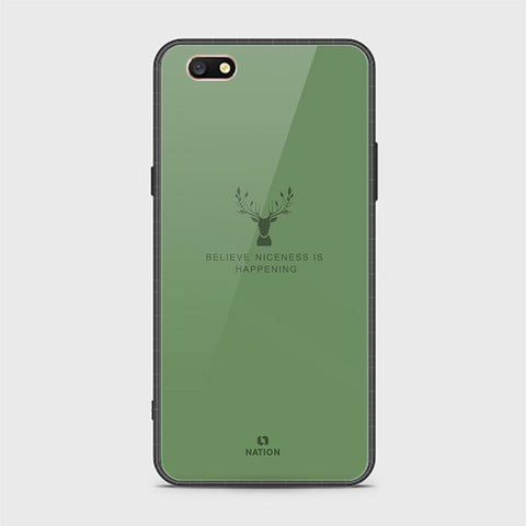 Oppo A77 Cover - Nice Series - HQ Ultra Shine Premium Infinity Glass Soft Silicon Borders Case