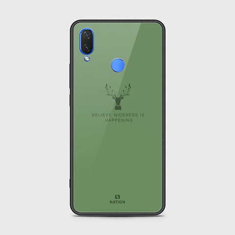 Huawei Y9 2019 Cover - Nice Series - HQ Ultra Shine Premium Infinity Glass Soft Silicon Borders Case