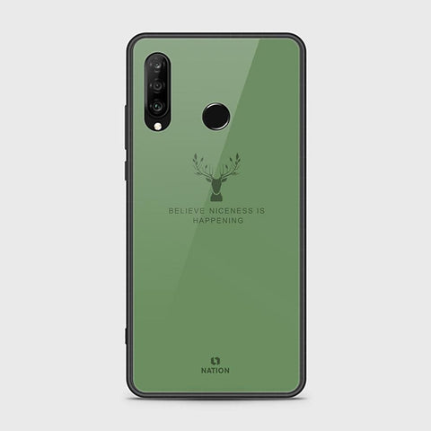 Huawei P30 lite Cover - Nice Series - HQ Ultra Shine Premium Infinity Glass Soft Silicon Borders Case