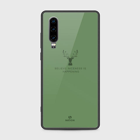 Huawei P30 Cover - Nice Series - HQ Ultra Shine Premium Infinity Glass Soft Silicon Borders Case