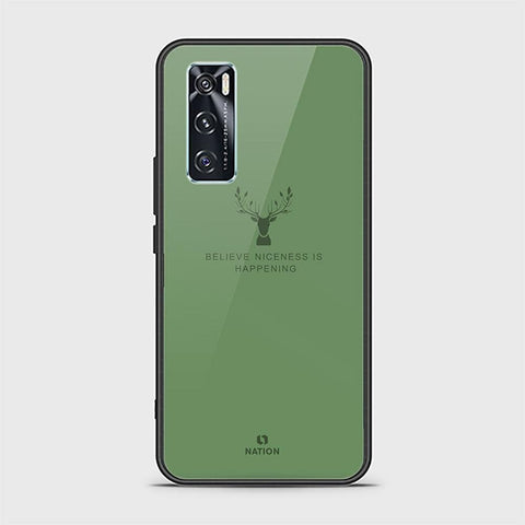 Vivo V20 SE Cover - Nice Series - HQ Ultra Shine Premium Infinity Glass Soft Silicon Borders Case