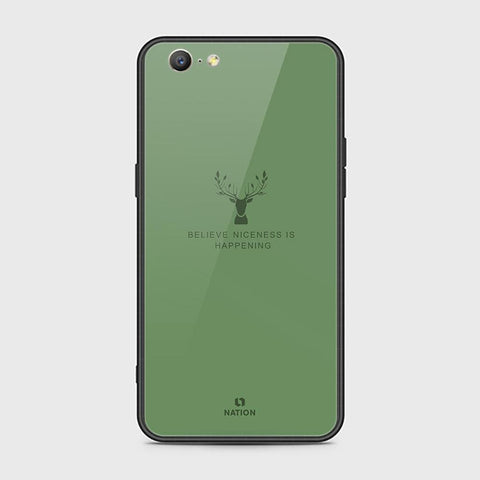 Oppo A57 Cover - Nice Series - HQ Ultra Shine Premium Infinity Glass Soft Silicon Borders Case