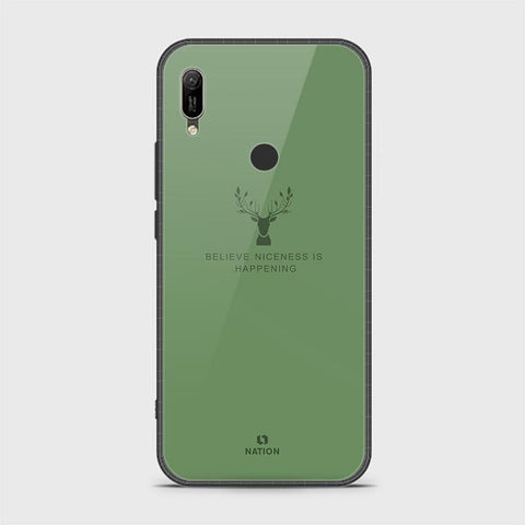 Huawei Y6 2019 / Y6 Prime 2019 Cover - Nice Series - HQ Ultra Shine Premium Infinity Glass Soft Silicon Borders Case