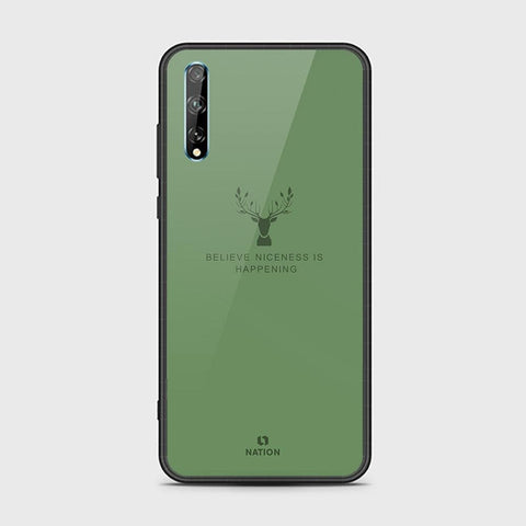 Huawei Y8p Cover - Nice Series - HQ Ultra Shine Premium Infinity Glass Soft Silicon Borders Case