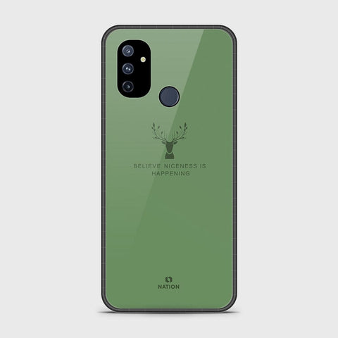 OnePlus Nord N100 Cover- Nice Series - HQ Ultra Shine Premium Infinity Glass Soft Silicon Borders Case