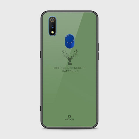 Realme 3 Pro Cover - Nice Series - HQ Ultra Shine Premium Infinity Glass Soft Silicon Borders Case