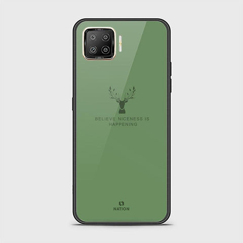 Oppo Reno 4 Lite Cover - Nice Series - HQ Ultra Shine Premium Infinity Glass Soft Silicon Borders Case