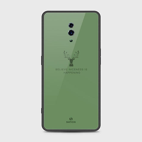 Oppo Reno Cover - Nice Series - HQ Ultra Shine Premium Infinity Glass Soft Silicon Borders Case