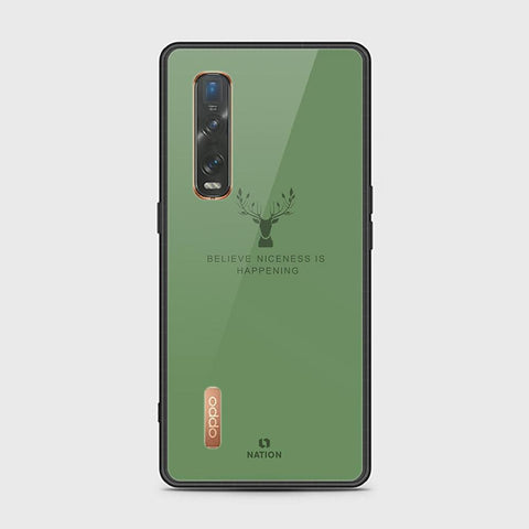 Oppo Find X2 Pro Cover - Nice Series - HQ Ultra Shine Premium Infinity Glass Soft Silicon Borders Case