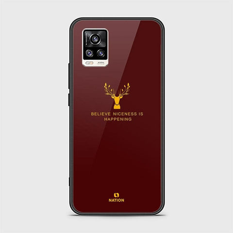 Vivo V20 Cover - Nice Series - D162 - HQ Ultra Shine Premium Infinity Glass Soft Silicon Borders Case ( Fast Delivery )