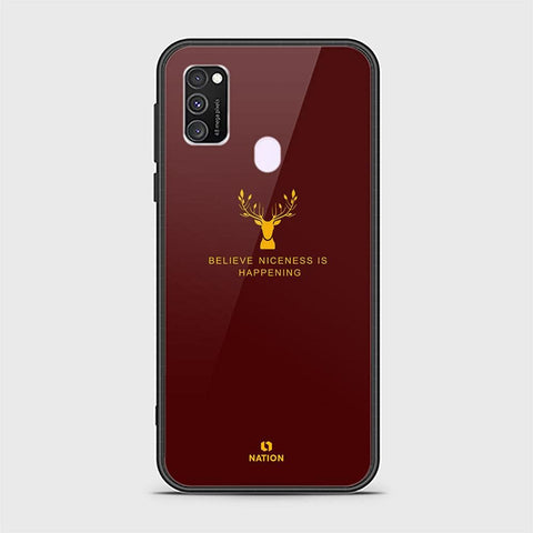 Samsung Galaxy M21 Cover - Nice Series - HQ Ultra Shine Premium Infinity Glass Soft Silicon Borders Case