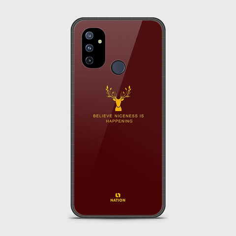 OnePlus Nord N100 Cover- Nice Series - HQ Ultra Shine Premium Infinity Glass Soft Silicon Borders Case