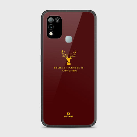 Infinix Hot 11 Play Cover- Nice Series - HQ Ultra Shine Premium Infinity Glass Soft Silicon Borders Case