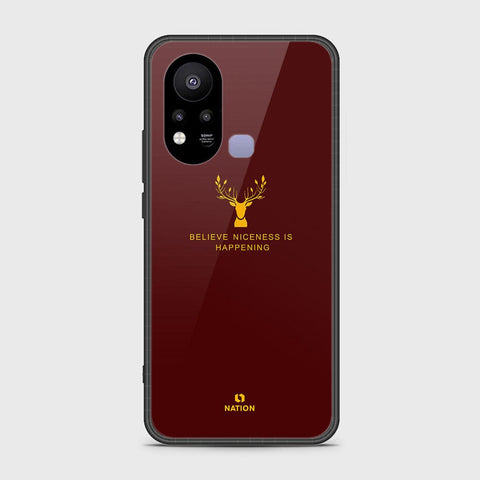 Infinix Hot 11s Cover- Nice Series - HQ Ultra Shine Premium Infinity Glass Soft Silicon Borders Case