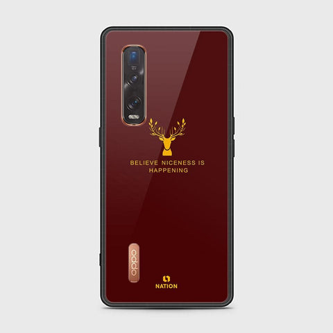 Oppo Find X2 Pro Cover - Nice Series - HQ Ultra Shine Premium Infinity Glass Soft Silicon Borders Case