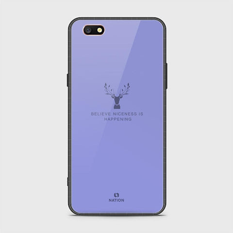 Oppo A77 Cover - Nice Series - HQ Ultra Shine Premium Infinity Glass Soft Silicon Borders Case