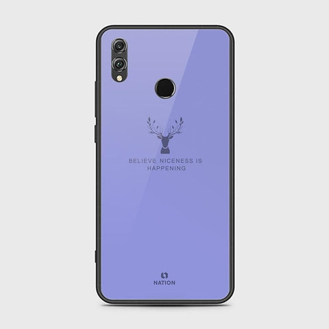 Huawei Honor 8X Cover - Nice Series - HQ Ultra Shine Premium Infinity Glass Soft Silicon Borders Case