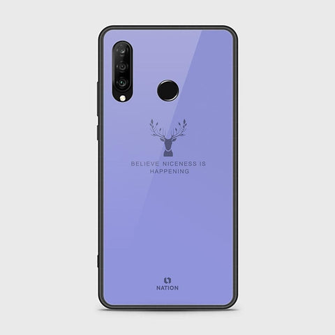 Huawei P30 lite Cover - Nice Series - HQ Ultra Shine Premium Infinity Glass Soft Silicon Borders Case