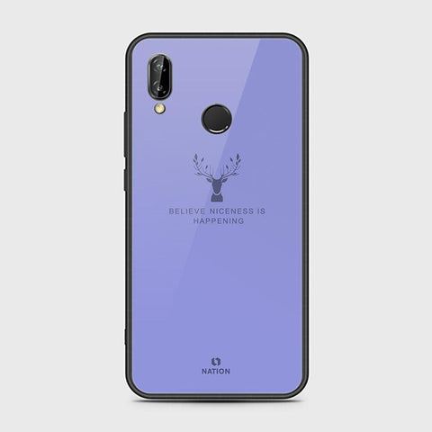 Huawei P20 Lite Cover - Nice Series - HQ Ultra Shine Premium Infinity Glass Soft Silicon Borders Case