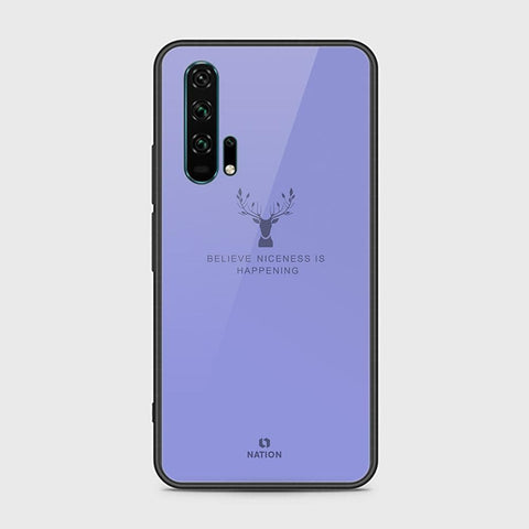 Honor 20 Pro Cover - Nice Series - HQ Ultra Shine Premium Infinity Glass Soft Silicon Borders Case