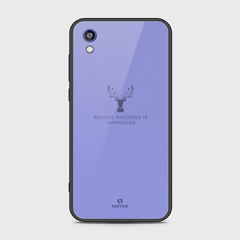 Honor 8S 2020 Cover - Nice Series - HQ Ultra Shine Premium Infinity Glass Soft Silicon Borders Case