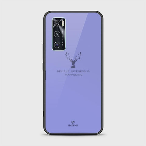 Vivo V20 SE Cover - Nice Series - HQ Ultra Shine Premium Infinity Glass Soft Silicon Borders Case