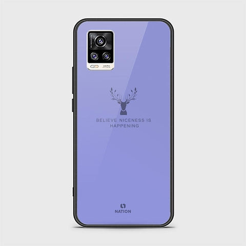 Vivo V20 Cover - Nice Series - HQ Ultra Shine Premium Infinity Glass Soft Silicon Borders Case