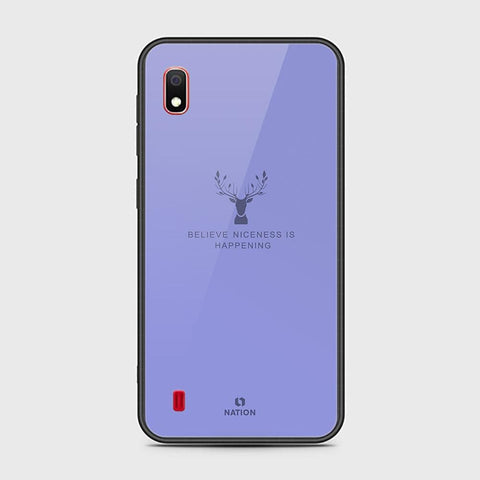Samsung Galaxy A10 Cover - Nice Series - HQ Ultra Shine Premium Infinity Glass Soft Silicon Borders Case