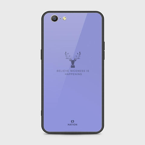 Oppo A57 Cover - Nice Series - HQ Ultra Shine Premium Infinity Glass Soft Silicon Borders Case