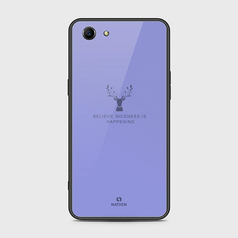 Oppo A83 Cover - Nice Series - HQ Ultra Shine Premium Infinity Glass Soft Silicon Borders Case