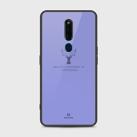 Oppo F11 Pro Cover - Nice Series - HQ Ultra Shine Premium Infinity Glass Soft Silicon Borders Case