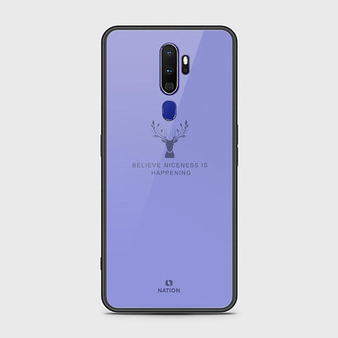 Oppo A9 2020 Cover - Nice Series - HQ Ultra Shine Premium Infinity Glass Soft Silicon Borders Case