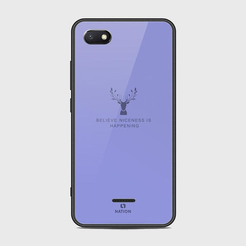 Xiaomi Redmi 6A Cover - Nice Series - HQ Ultra Shine Premium Infinity Glass Soft Silicon Borders Case