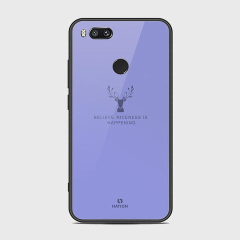 Xiaomi Mi A1 Cover - Nice Series - HQ Ultra Shine Premium Infinity Glass Soft Silicon Borders Case