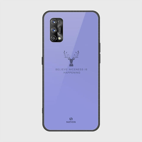 Realme 7 Pro Cover - Nice Series - HQ Ultra Shine Premium Infinity Glass Soft Silicon Borders Case