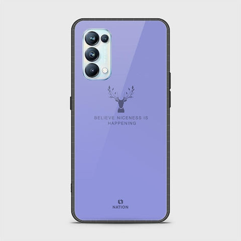 Oppo Reno 5 Pro 5G Cover - Nice Series - HQ Ultra Shine Premium Infinity Glass Soft Silicon Borders Case