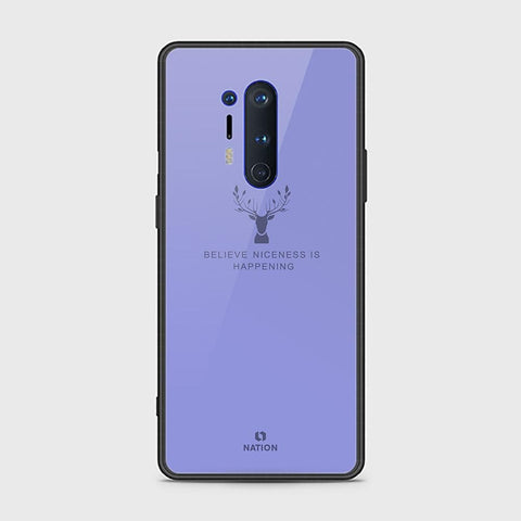 OnePlus 8 Pro Cover - Nice Series - HQ Ultra Shine Premium Infinity Glass Soft Silicon Borders Case